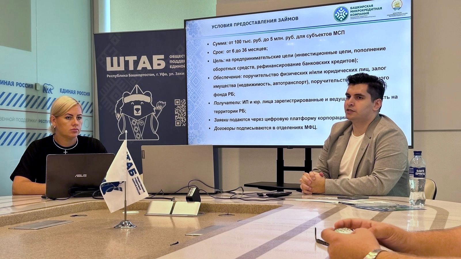 В Штабе общественной поддержки предпринимателям Уфы рассказали о возможностях государственного льготного кредитования